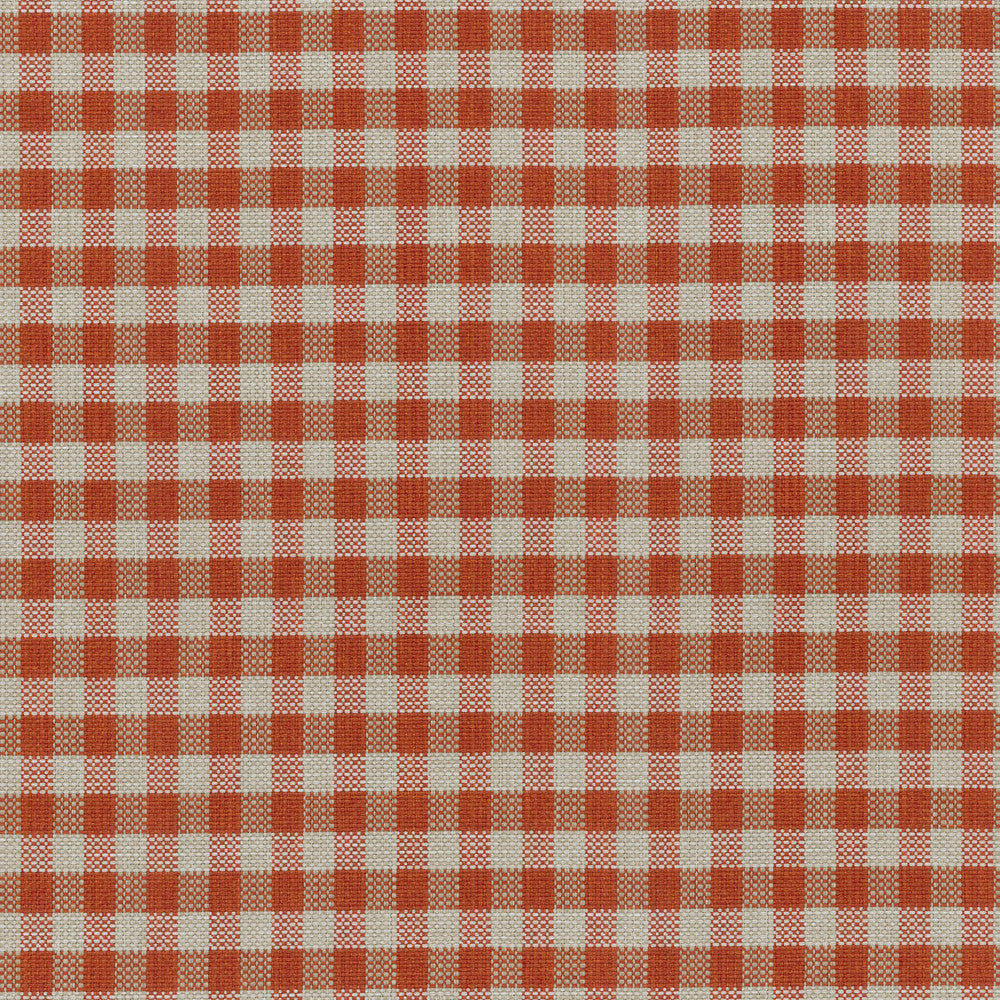 ROW HOUSE CHECK Cinnabar 407904 by PKL Studio Outdoor Fabric - 100% POLYESTER 51000 Horizontal: 1 and Vertical: 0.75 54 - Fabric Carolina -