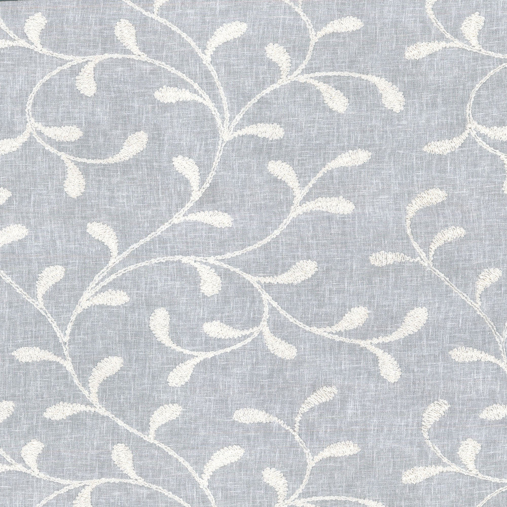 Frisee Vine Ivory 407960 by PKL Studio Fabric - Base:80%Polyester 20%Cotton Embroid:100%Polyester India N/A Horizontal: 18 and Vertical: 17 54 - Fabric Carolina -