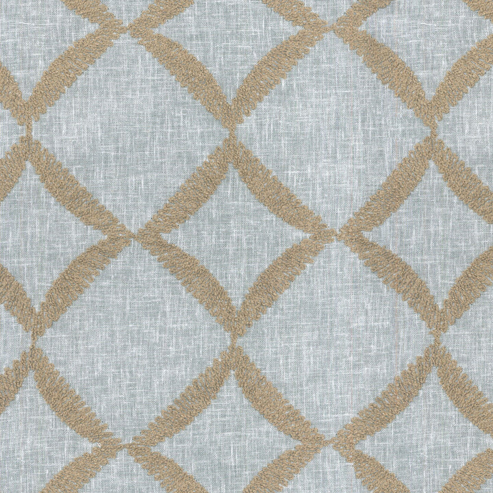 Corded Diamond Natural 407980 by PKL Studio Fabric - Base:80%Polyester 20%Cotton Embroid:100%Polyester India Horizontal: 5.7 and Vertical: 6.3 54 - Fabric Carolina -
