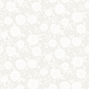 Lizette Light Grey Charming Floral Wallpaper by A-Street Prints