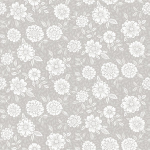 Lizette Grey Charming Floral Wallpaper by A-Street Prints