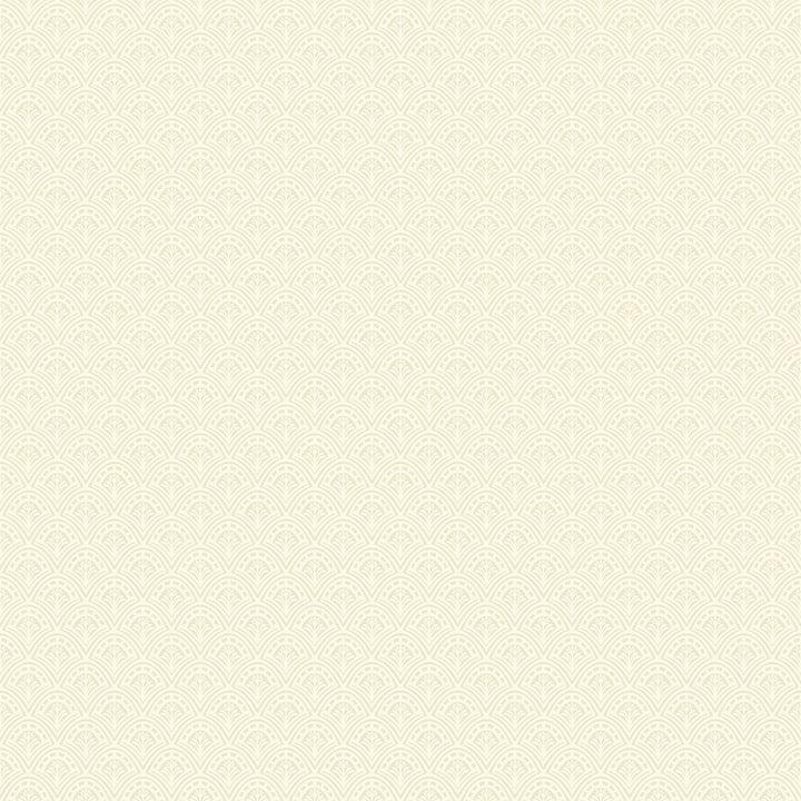Athena Cream Scalloped Botanical Wallpaper by A-Street Prints Ingrid Covers about 57.5 square feet 20.9-in by 33-ft long roll Unpasted 1.5 - Fabric Carolina -