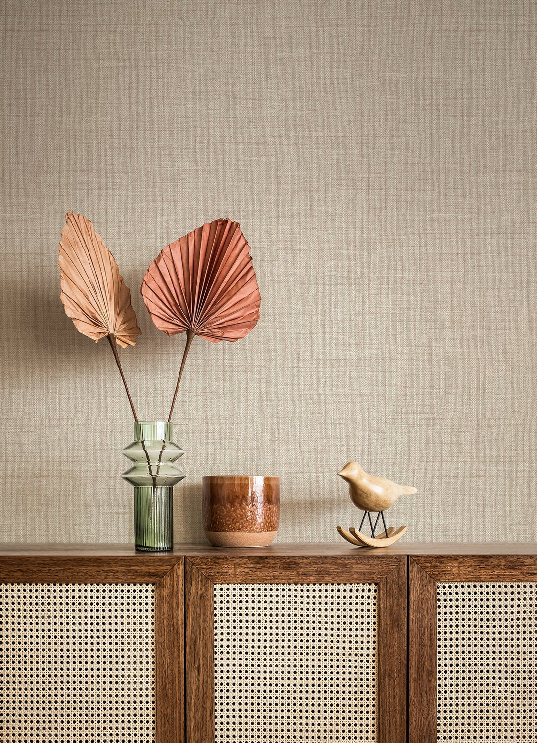 Lanister Taupe Texture Wallpaper by A-Street Prints Designer