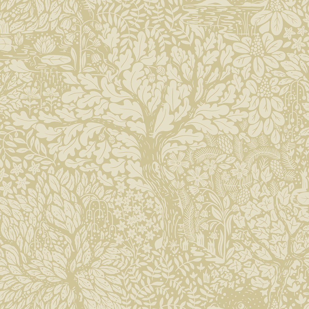 Olle Sage Forest Sanctuary Wallpaper by A-Street Prints Ingrid Covers about 57.5 square feet 20.9-in by 33-ft long roll Unpasted 20.9 - Fabric Carolina -