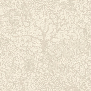 Olle Taupe Forest Sanctuary Wallpaper by A-Street Prints