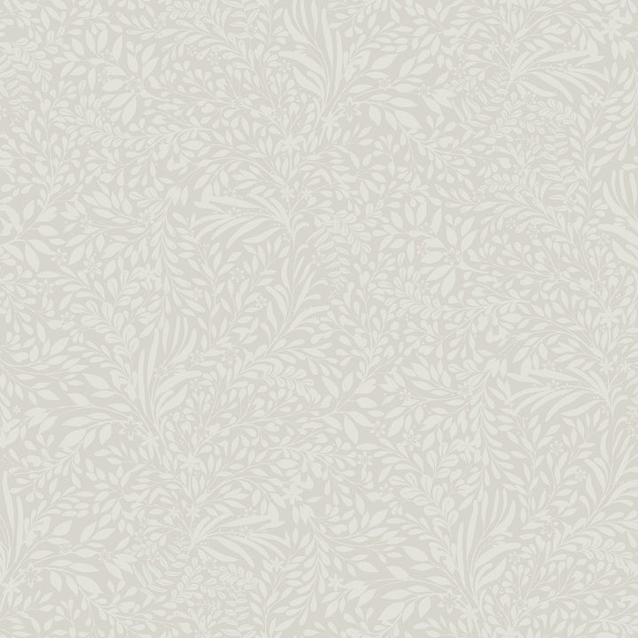Kristina Light Grey Botanical Wallpaper by A-Street Prints Ingrid Covers about 57.5 square feet 20.9-in by 33-ft long roll Unpasted 20.9 - Fabric Carolina -