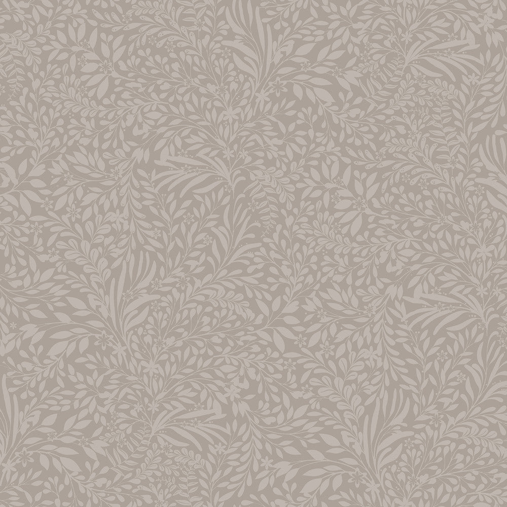 Kristina Grey Botanical Wallpaper by A-Street Prints Ingrid Covers about 57.5 square feet 20.9-in by 33-ft long roll Unpasted 20.9 - Fabric Carolina -