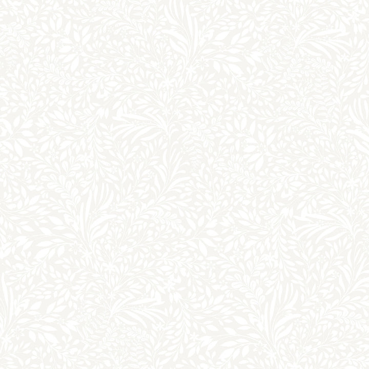 Kristina Off White Botanical Wallpaper by A-Street Prints Ingrid Covers about 57.5 square feet 20.9-in by 33-ft long roll Unpasted 20.9 - Fabric Carolina -