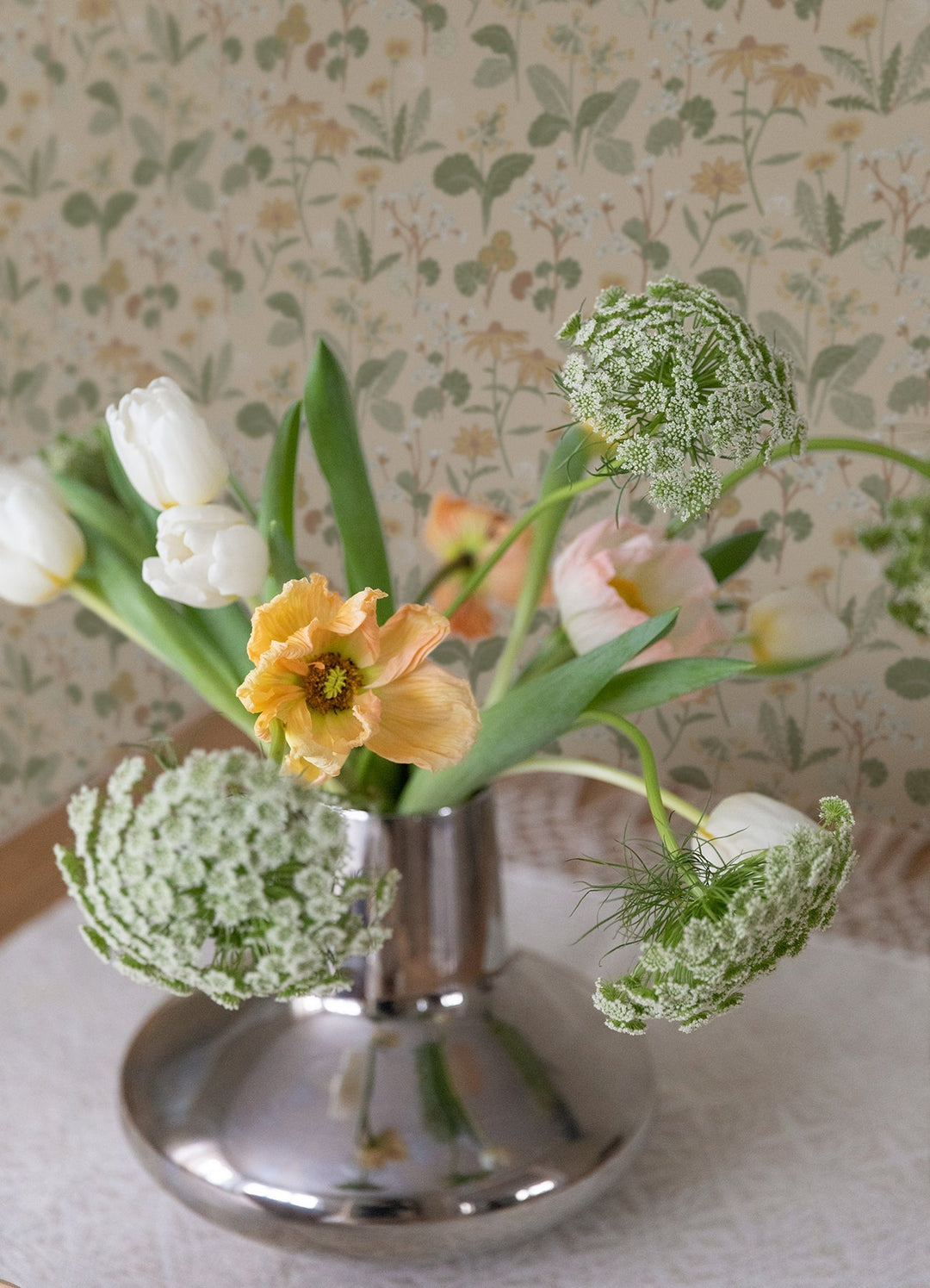 Magdalena Light Yellow Dandelion Wallpaper by A-Street Prints Designer