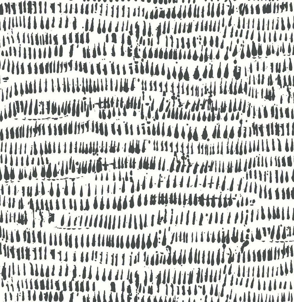 Runes Charcoal Brushstrokes Wallpaper by A-Street Prints Happy Covers about 56.4 square feet 20.5-in by 33-ft long roll Unpasted 20.9 - Fabric Carolina -