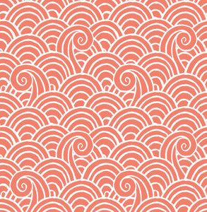 Alorah Coral Wave Wallpaper by A-Street Prints