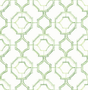 Gallina Green Trellis Wallpaper by A-Street Prints