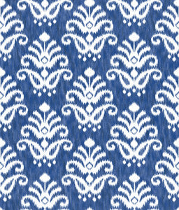 Keaton Blue Medallion Wallpaper by A-Street Prints