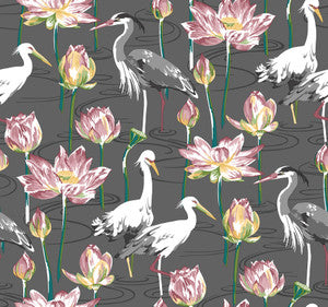 Barton Grey Heron Wallpaper by A-Street Prints