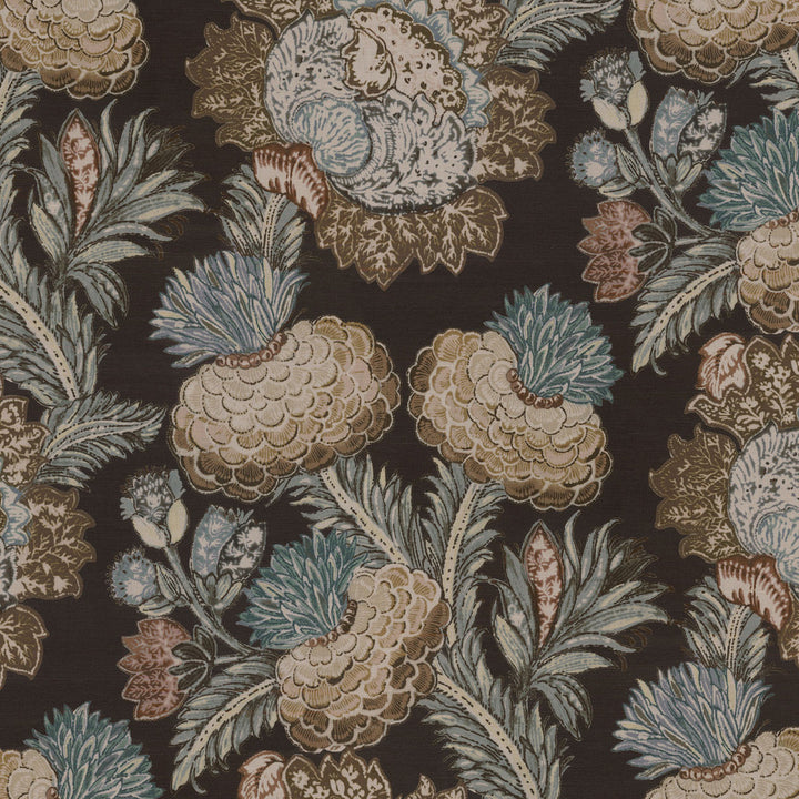 Balinese Garden/V Caviar-Srd 408143 by PKL Studio Fabric - 55% Linen 45% Cotton CHINA 15000 Horizontal: 13.5 and Vertical: 25.25 54 - Fabric Carolina -