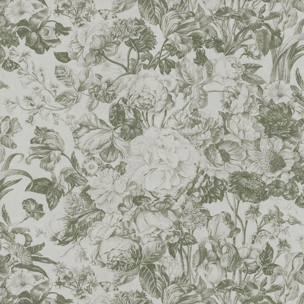 Forestry Toile Thyme 408151 by PKL Studio Fabric - 55%Linen 45%Cotton China 15000 Horizontal: 25.25 and Vertical: 27 54 - Fabric Carolina -