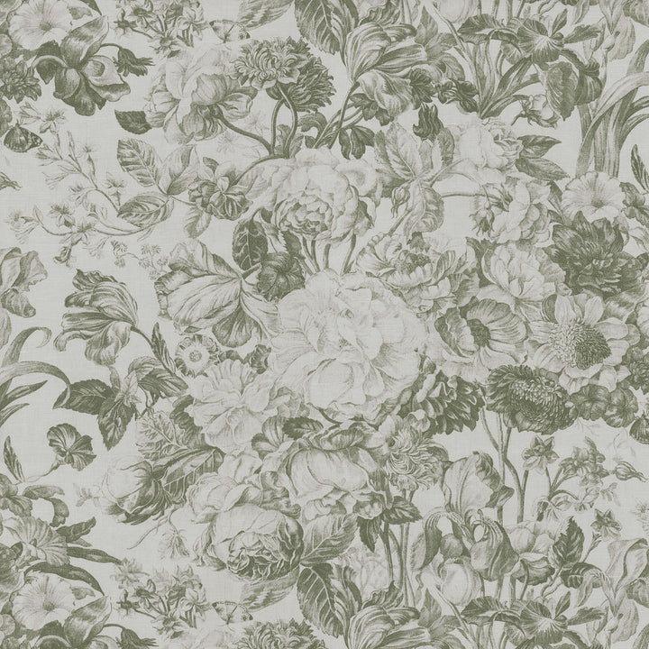 Forestry Toile Thyme 408151 by PKL Studio Fabric - 55%Linen 45%Cotton China 15000 Horizontal: 25.25 and Vertical: 27 54 - Fabric Carolina -