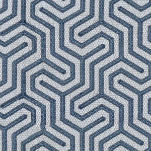 Cayden Emb Indigo 408172 by PKL Studio Fabric