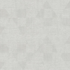 Wegener Silver Geometric Wallpaper by Advantage