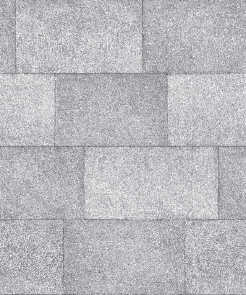 Lyell Light Grey Stone Wallpaper by Advantage Titanium Covers about 57.5 square feet 20.9-in by 33-ft long roll Unpasted 25.2 - Fabric Carolina -