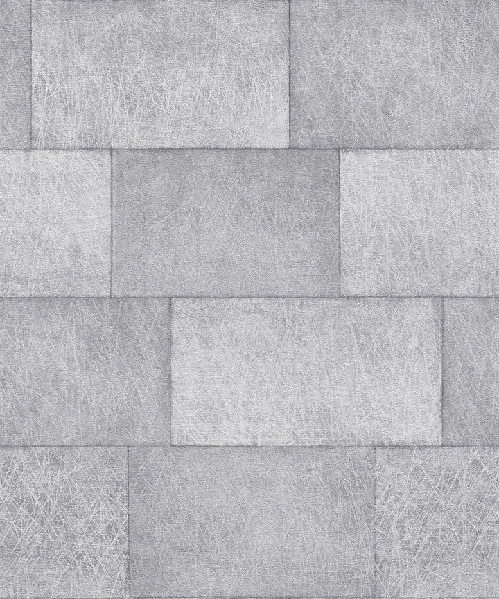 Lyell Light Grey Stone Wallpaper by Advantage Titanium Covers about 57.5 square feet 20.9-in by 33-ft long roll Unpasted 25.2 - Fabric Carolina -