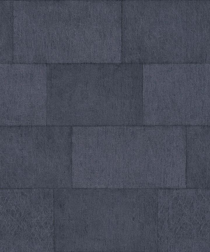 Lyell Dark Blue Stone Wallpaper by Advantage Titanium Covers about 57.5 square feet 20.9-in by 33-ft long roll Unpasted 25.2 - Fabric Carolina -