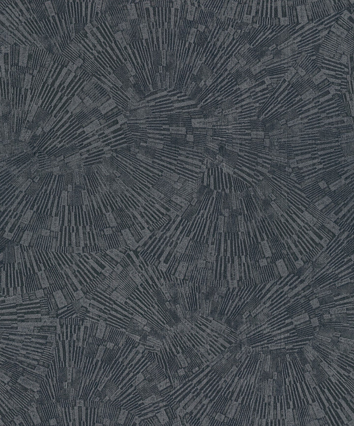 Agassiz Dark Grey Burst Wallpaper by Advantage Titanium Covers about 57.5 square feet 20.9-in by 33-ft long roll Unpasted 25.2 - Fabric Carolina -