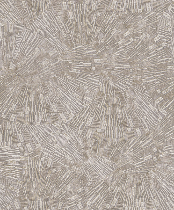 Agassiz Light Brown Burst Wallpaper by Advantage Titanium Covers about 57.5 square feet 20.9-in by 33-ft long roll Unpasted 25.2 - Fabric Carolina -