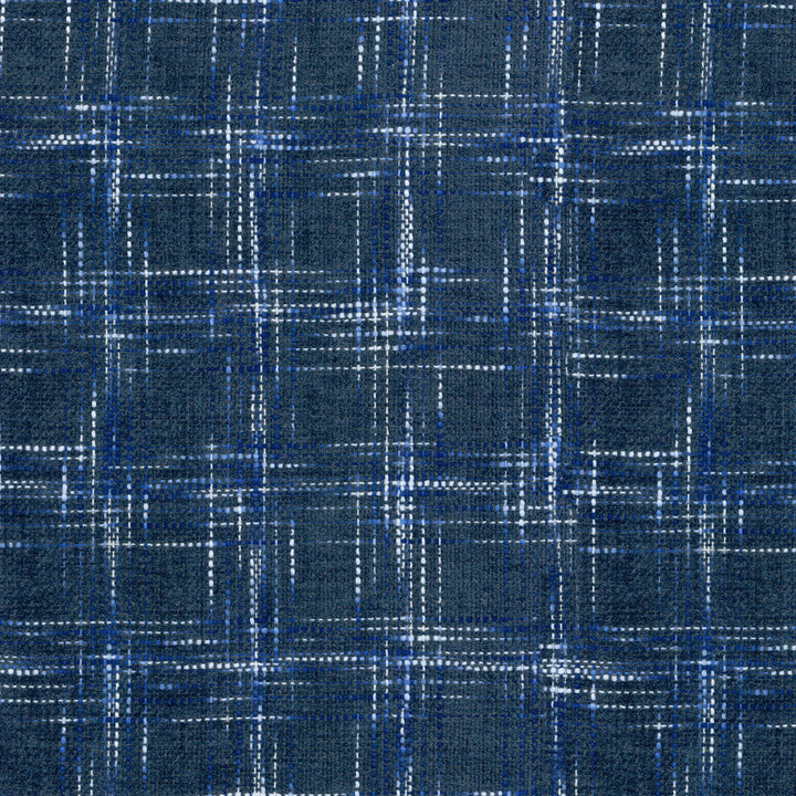 Hampton Plaid Coblat 408201 by PKL Studio Fabric - 77% Polyester 23% Cotton INDIA 51000 Horizontal: 2.25 and Vertical: 2.75 54 - Fabric Carolina -
