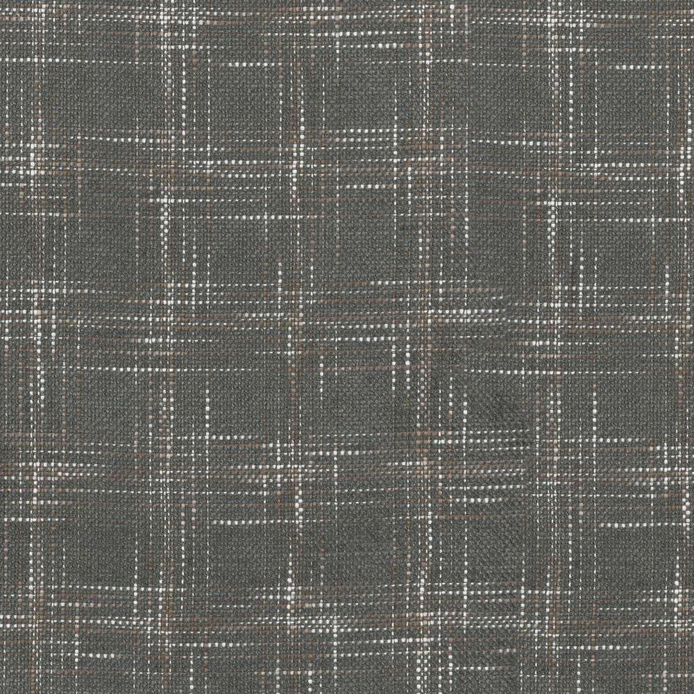 Hampton Plaid Fossil 408203 by PKL Studio Designer Fabric COZY LIFE I 77% Polyester 23% Cotton INDIA Wyzenbeek 51,000 Horizontal: 2.25" and Vertical: 2.75" 54" - Swanky Fabrics -