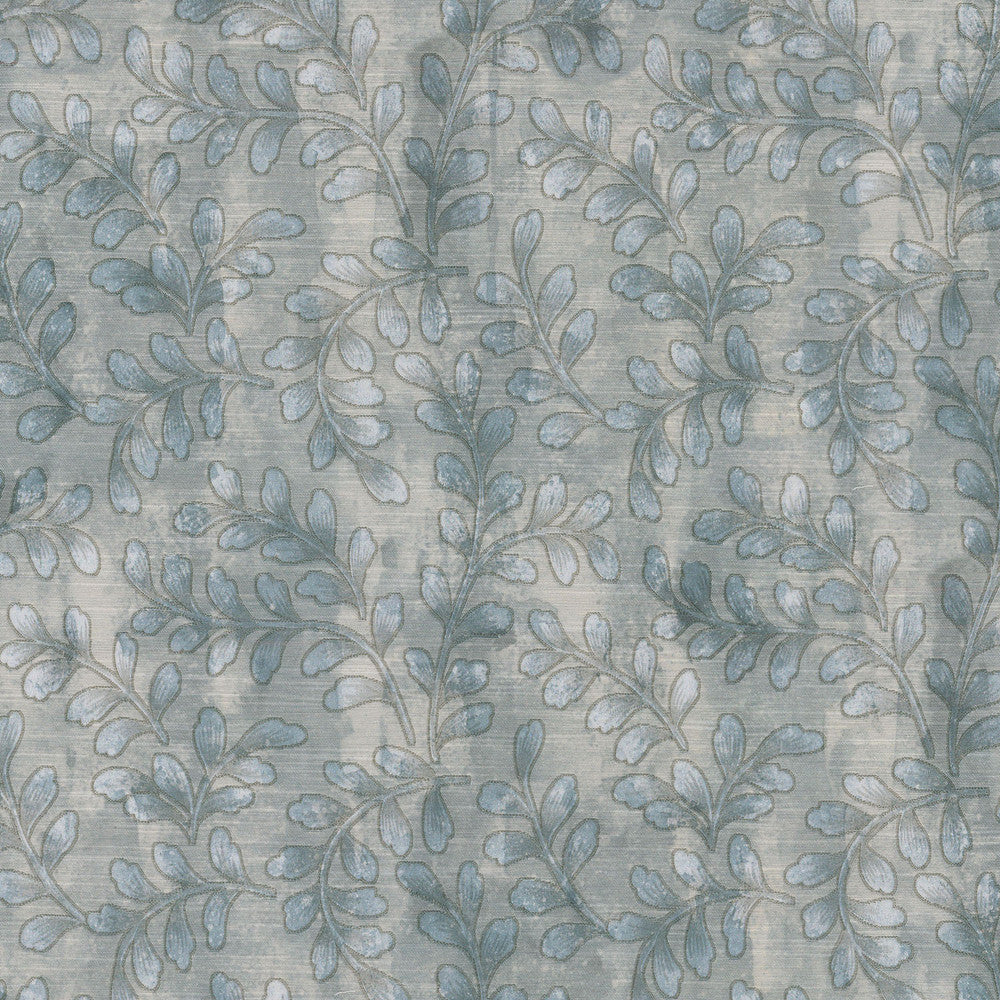 Leafing Through Seaglass 408291 by PKL Studio Fabric DESIGN BY NATURE I 62% Polyester 38% Cotton INDIA Wyzenbeek 9,000 Horizontal: 9.25" and Vertical: 17.50" 57" - Fabric Carolina -