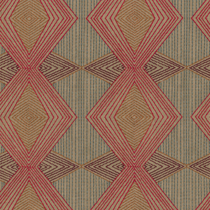 Diamond Dash Embroidery Spice Market 408380 by PKL Studio Fabric - 50%Polyester 50%Cotton Embroid:100%Polyester India 51000 Horizontal: 6 and Vertical: 6.25 55 - Fabric Carolina -