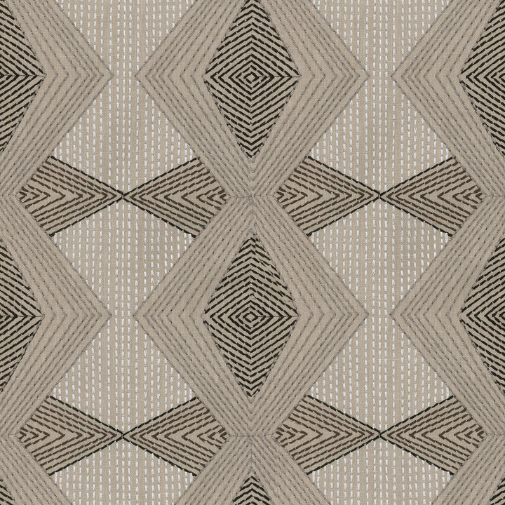 DIAMOND DASH EMBROIDERY DUNE 408381 by PKL Studio Fabric - 100% UV Polypropylene India 51000 Horizontal: 6 and Vertical: 6.25 55 - Fabric Carolina -