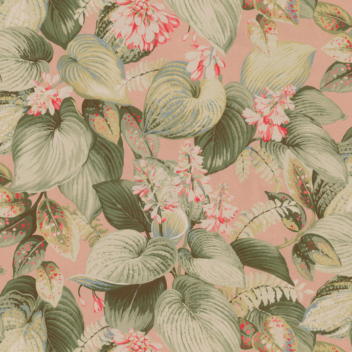 Hostas Meadow Tearose 408402 by PKL Studio Fabric - 100% Cotton CHINA 51000 Horizontal: 27 and Vertical: 27 54 - Fabric Carolina -
