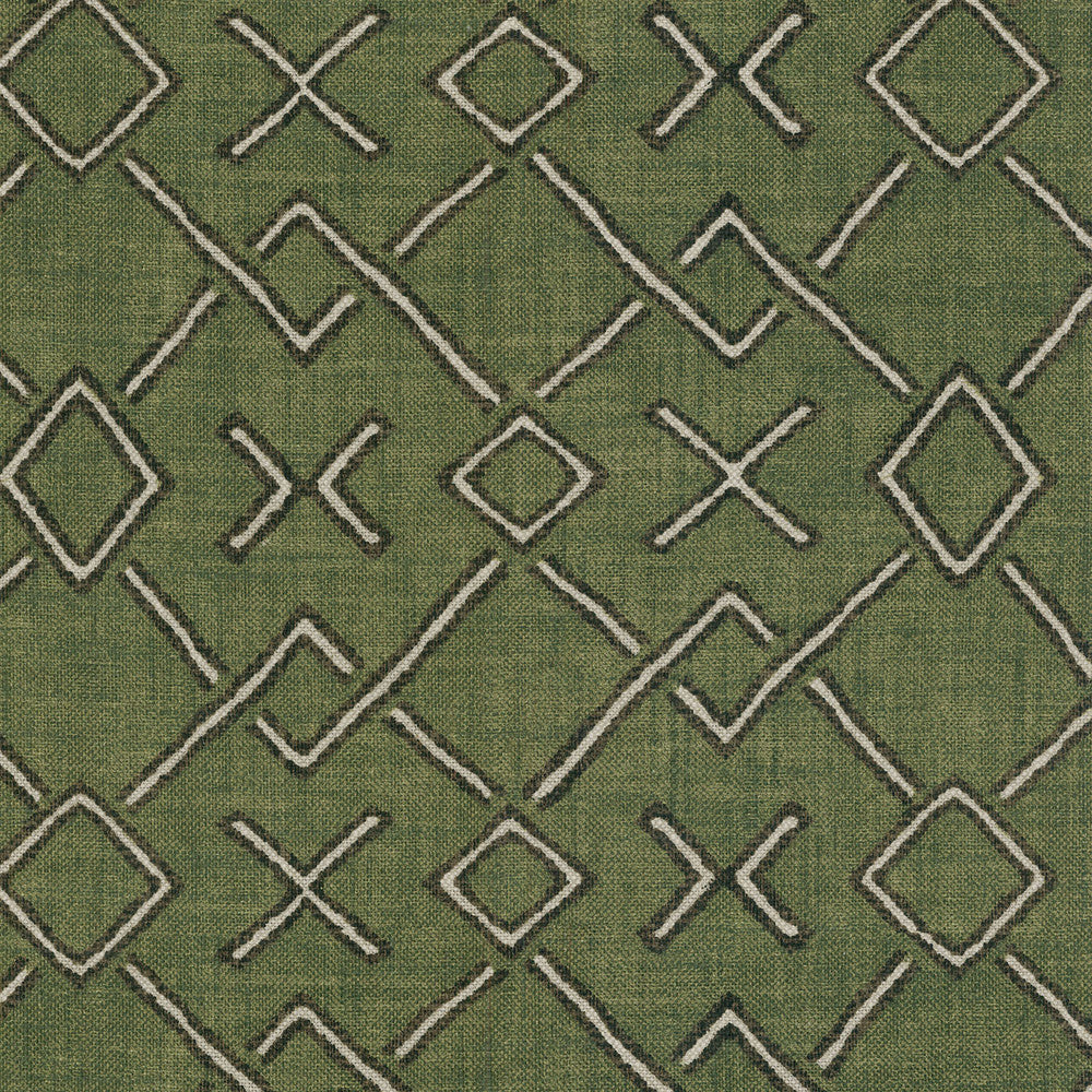Malian Geo Fern 408441 by PKL Studio Fabric - 75% Cotton 25% Linen PAKISTAN 30000 Horizontal: 13.5 and Vertical: 12.6 54 - Fabric Carolina -