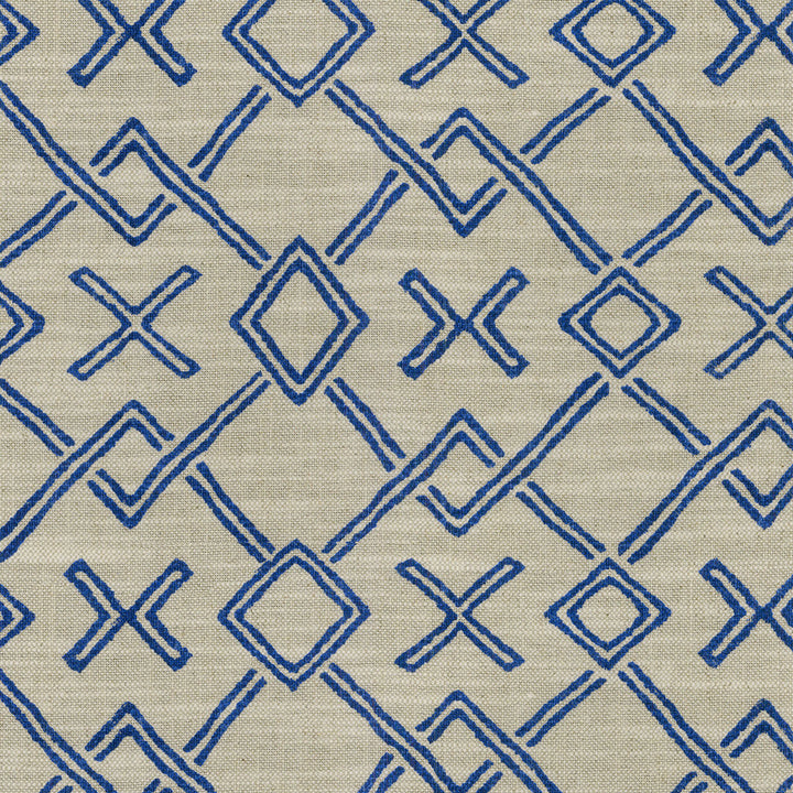 Malian Geo Lapis 408442 by PKL Studio Fabric - 75%Cotton 25%Linen PAKISTAN 30000 Horizontal: 13.5 and Vertical: 12.6 54 - Fabric Carolina -