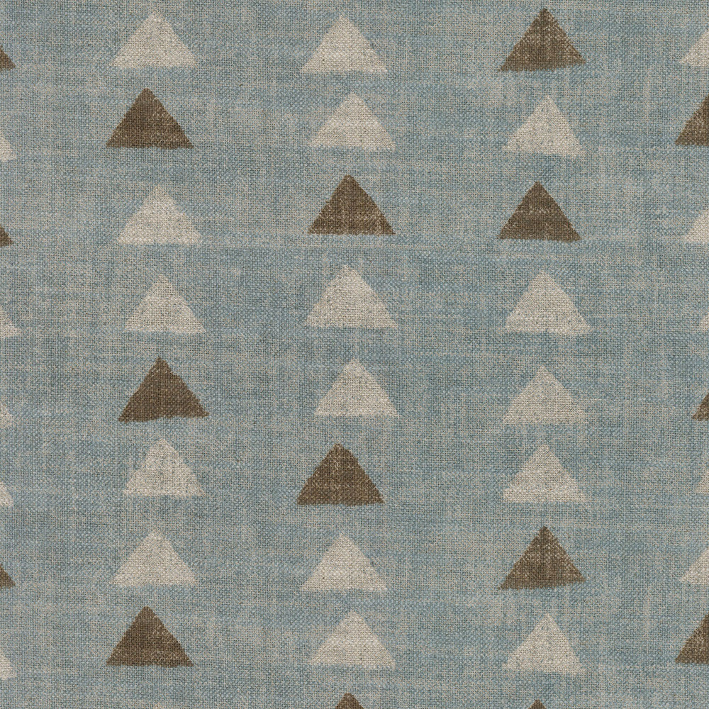 Nomadic Triangle Seaglass 408453 by PKL Studio Fabric SIMPLY SAID I 75% Cotton 25% Linen PAKISTAN Wyzenbeek 30,000 Horizontal: 13.50" and Vertical: 12.60" 54" - Fabric Carolina -