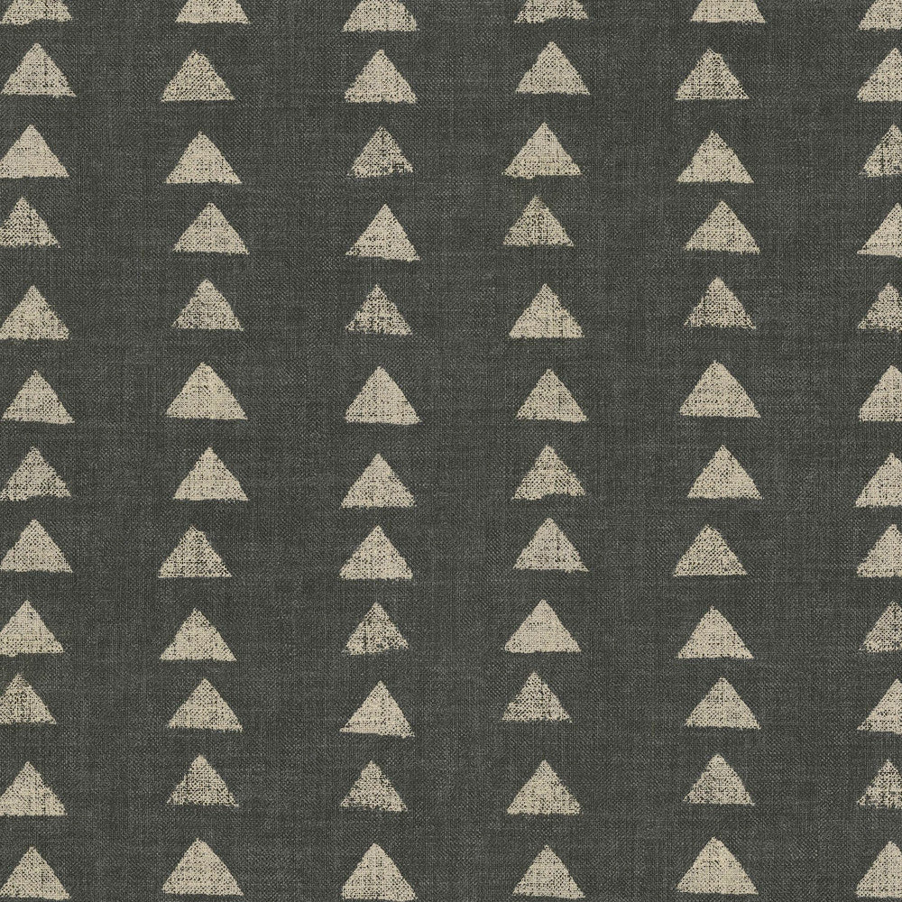Nomadic Triangle Ebony 408454 by PKL Studio Fabric - 75% cotton, 25% linen Pakistan 27000 Horizontal: 13.5 and Vertical: 12.6 54 - Fabric Carolina -