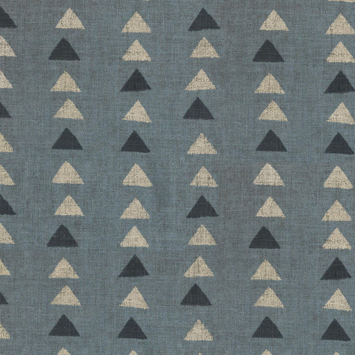 Nomadic Triangle Blue Smoke 408455 by PKL Studio Fabric - 75% cotton, 25% linen Pakistan 27000 Horizontal: 13.5 and Vertical: 12.6 54 - Fabric Carolina -