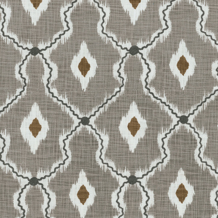 Ikat Stitchery Shadow 408460 by PKL Studio Fabric - 100%Cotton Embroid:100%Cotton INDIA 18000 Horizontal: 13.5 and Vertical: 8.75 55 - Fabric Carolina -