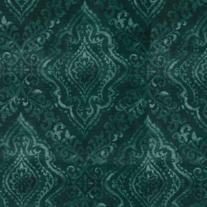 Diamond Damask Peacock 408481 by PKL Studio Fabric - 19%Polyester 54%Viscose 27%Cotton India 51000 Horizontal: 25.25 and Vertical: 6.75 54 - Fabric Carolina -