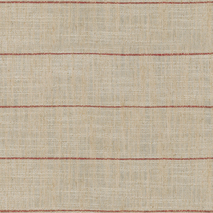 Huntington Stripe Farmhouse Red 408512 by Performance+ Fabric - 65%Polyester 20%Acrylic 15%Linen China 51000 Horizontal: 3 and Vertical: 0 57 - Fabric Carolina -