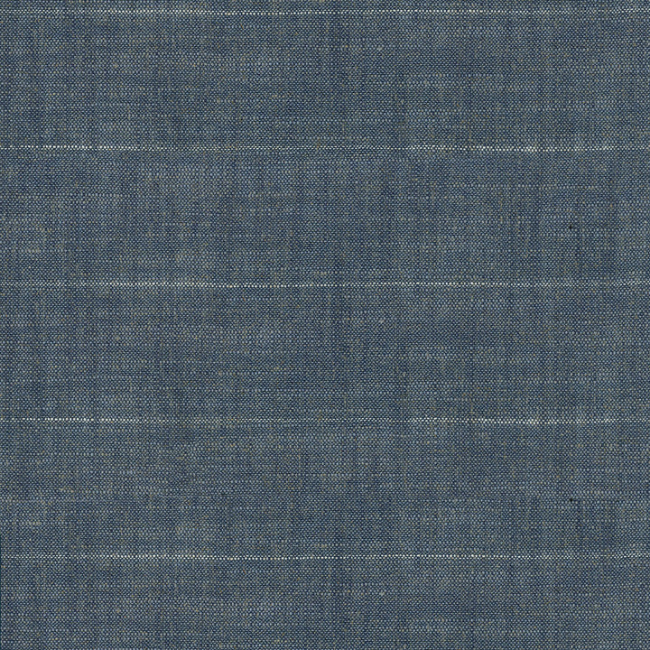 Huntington Stripe Denim 408513 by Performance Designer Fabric - 65% Polyester 20% Acrylic 15% Linen CHINA 51000 Horizontal: 0 and Vertical: 3 57 - Swanky Fabrics -