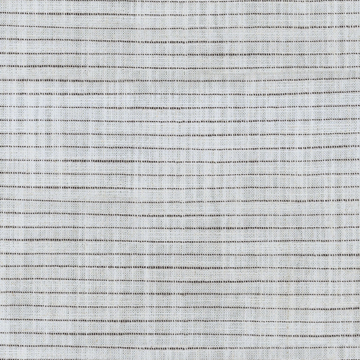 Lowell Pinstripe Domino 408520 by Performance Fabric - 65%Polyester 20%Acrylic 15%Linen CHINA 51000 Horizontal: 0 and Vertical: 0.5 57 - Fabric Carolina -