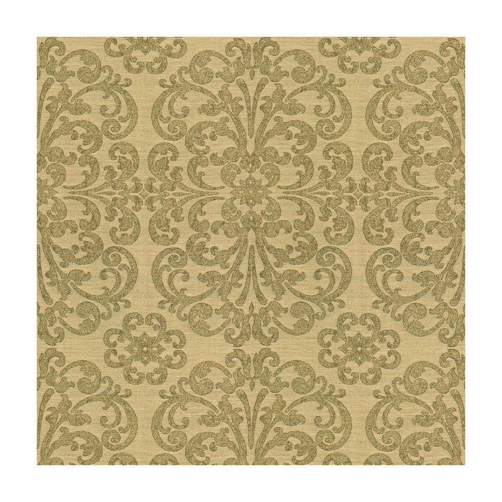 Metallic Motif Nickel by Kravet Couture Designer Fabric MODERN LUXE II LINEN - 26%;POLYESTER - 19%;SILK - 19%;VISCOSE - 18%;WOOL - 18% India Horizontal: 13.5 and Vertical: 20 55 - Swanky Fabrics -