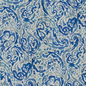 Paisley Petals Bluejay 408611 by PKL Studio Fabric