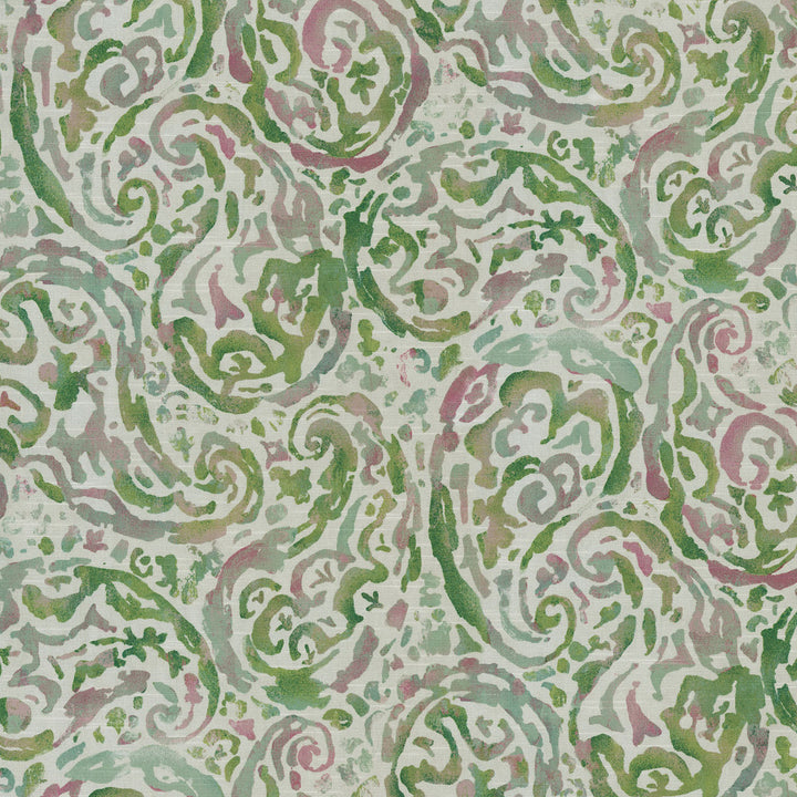 Paisley Petals Honeydew 408612 by PKL Studio Fabric - 100% Cotton China 39000 Horizontal: 13.5 and Vertical: 27 54 - Fabric Carolina -