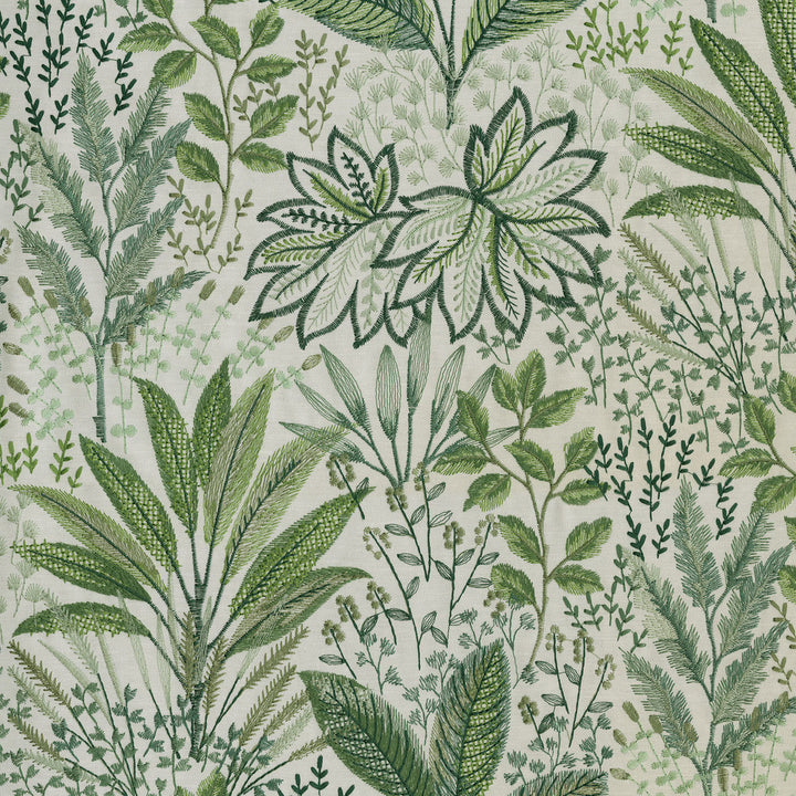 Amazonia Emb Fern 408770 by PKL Studio Fabric - 73%Polyester 27%Cotton Embroid:100%Rayon INDIA 46000 Horizontal: 26 and Vertical: 18 54 - Fabric Carolina -