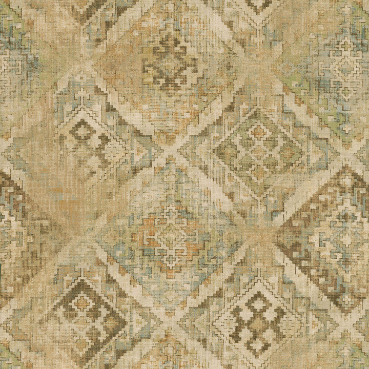 Omari Tapestry Toffee 408793 by PKL Studio Designer Fabric - 100% Cotton India 51000 Horizontal: 27 and Vertical: 27 54 - Swanky Fabrics -