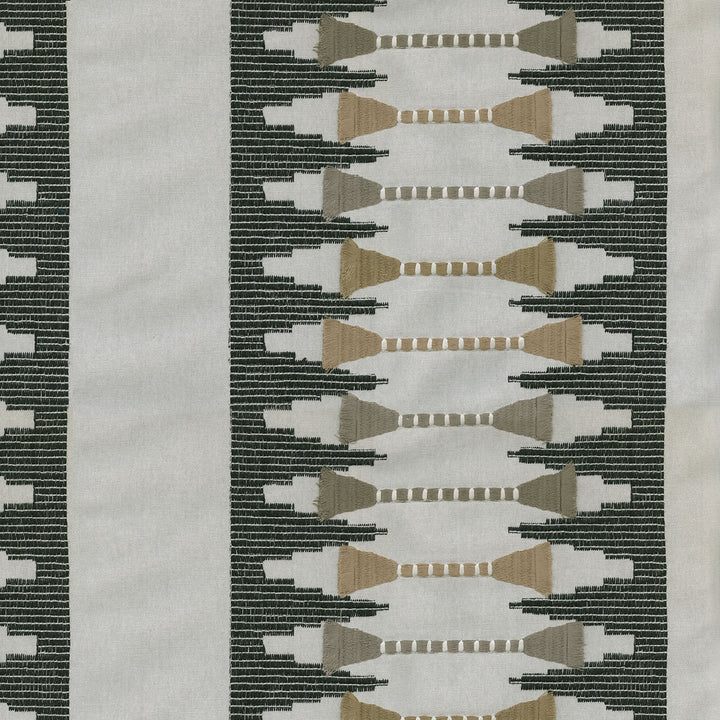 Le Souk Emb Sahara 408821 by PKL Studio Fabric - Base: 100% Cotton Emb: 60% Cotton 40% Polyester India 51000 Horizontal: 14.5 and Vertical: 12.25 57" Base 51" emb. - Fabric Carolina -